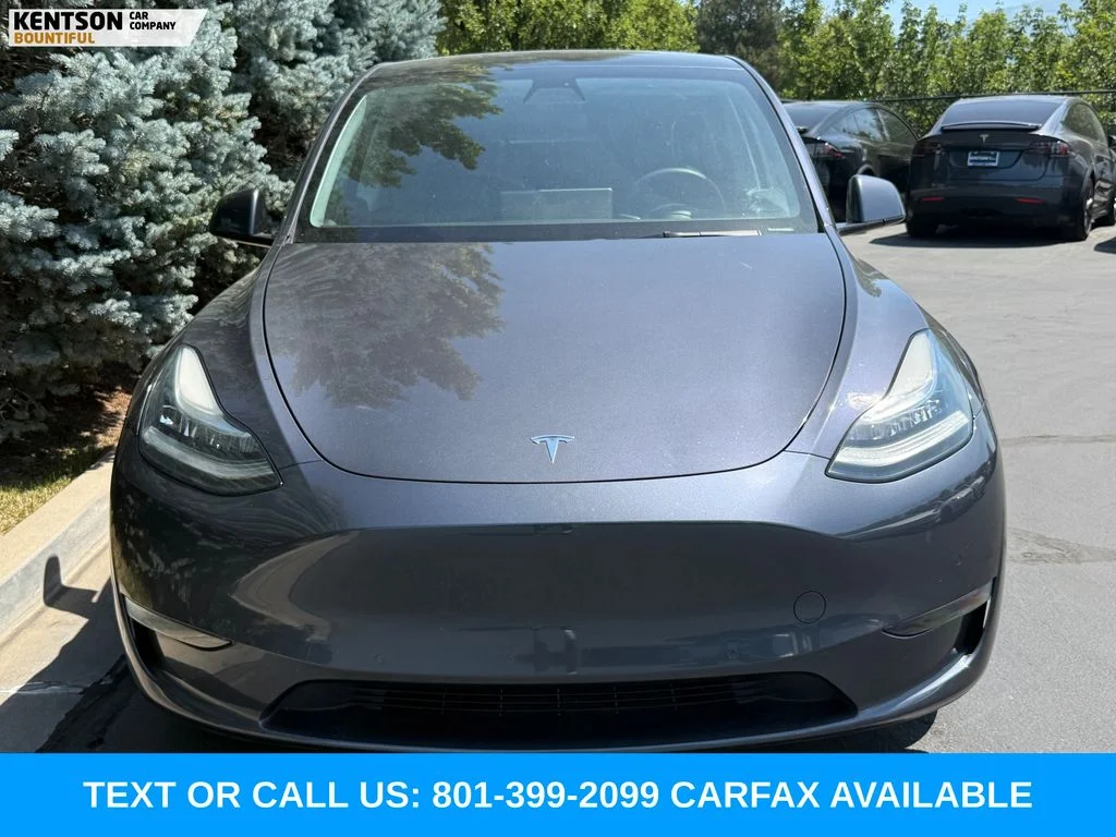 Used 2021 Gray Tesla Long Range image 2