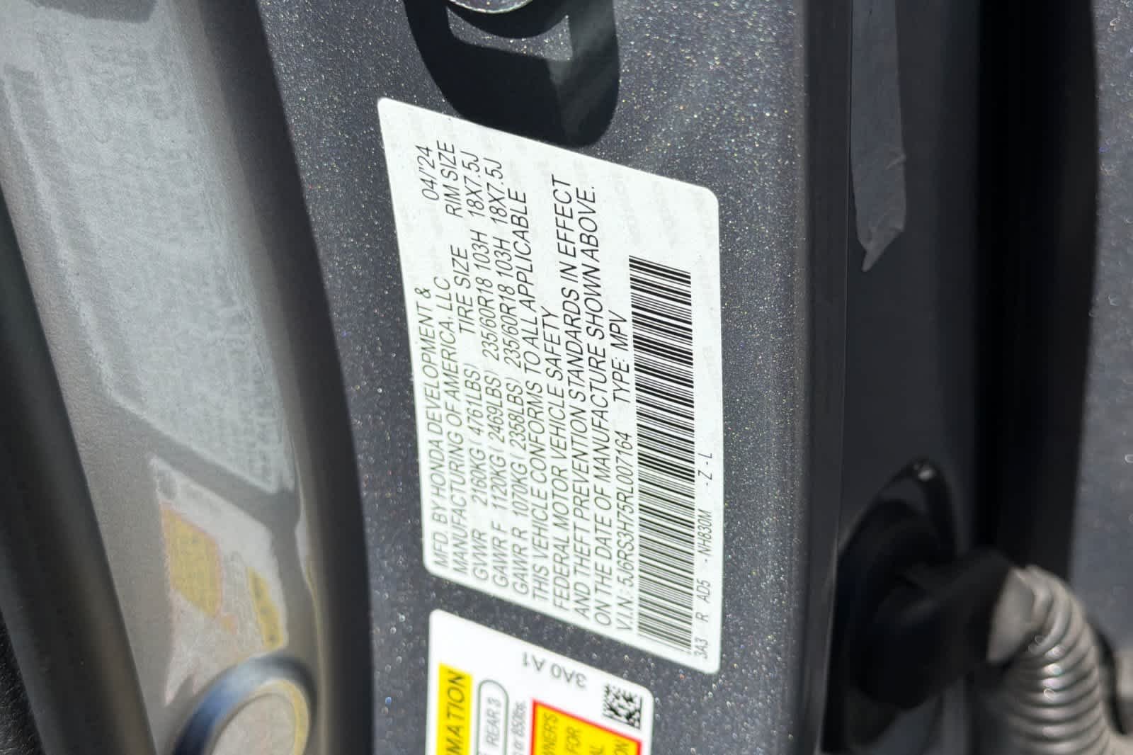 Used 2024 Lunar Silver Metallic Honda EX-L image 34