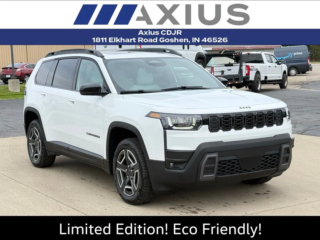 New 2026 Bright White Clear-Coat Exterior Paint Jeep Limited image 1