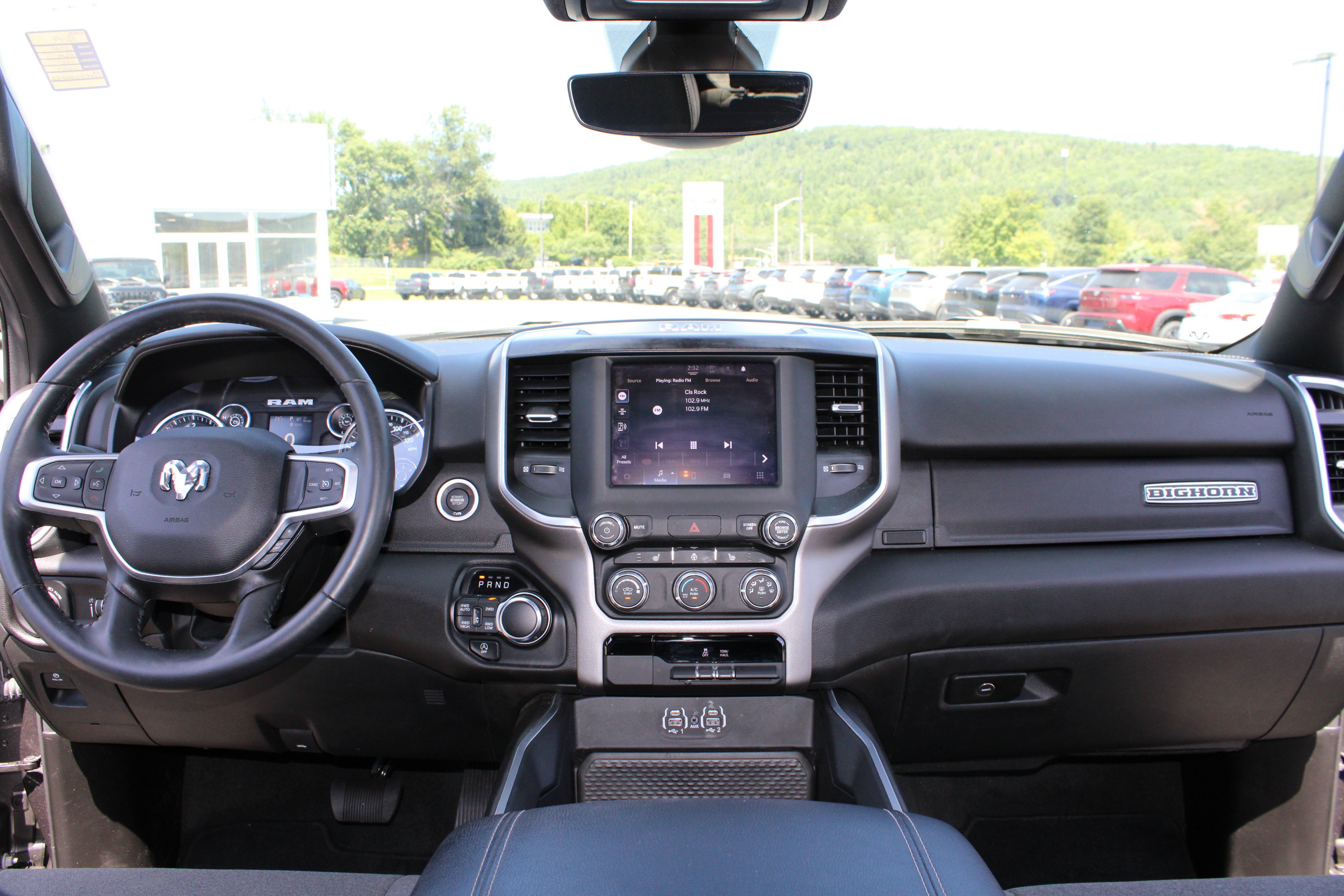 Used 2023 Granite Crystal Metallic Clearcoat Ram Big Horn image 25