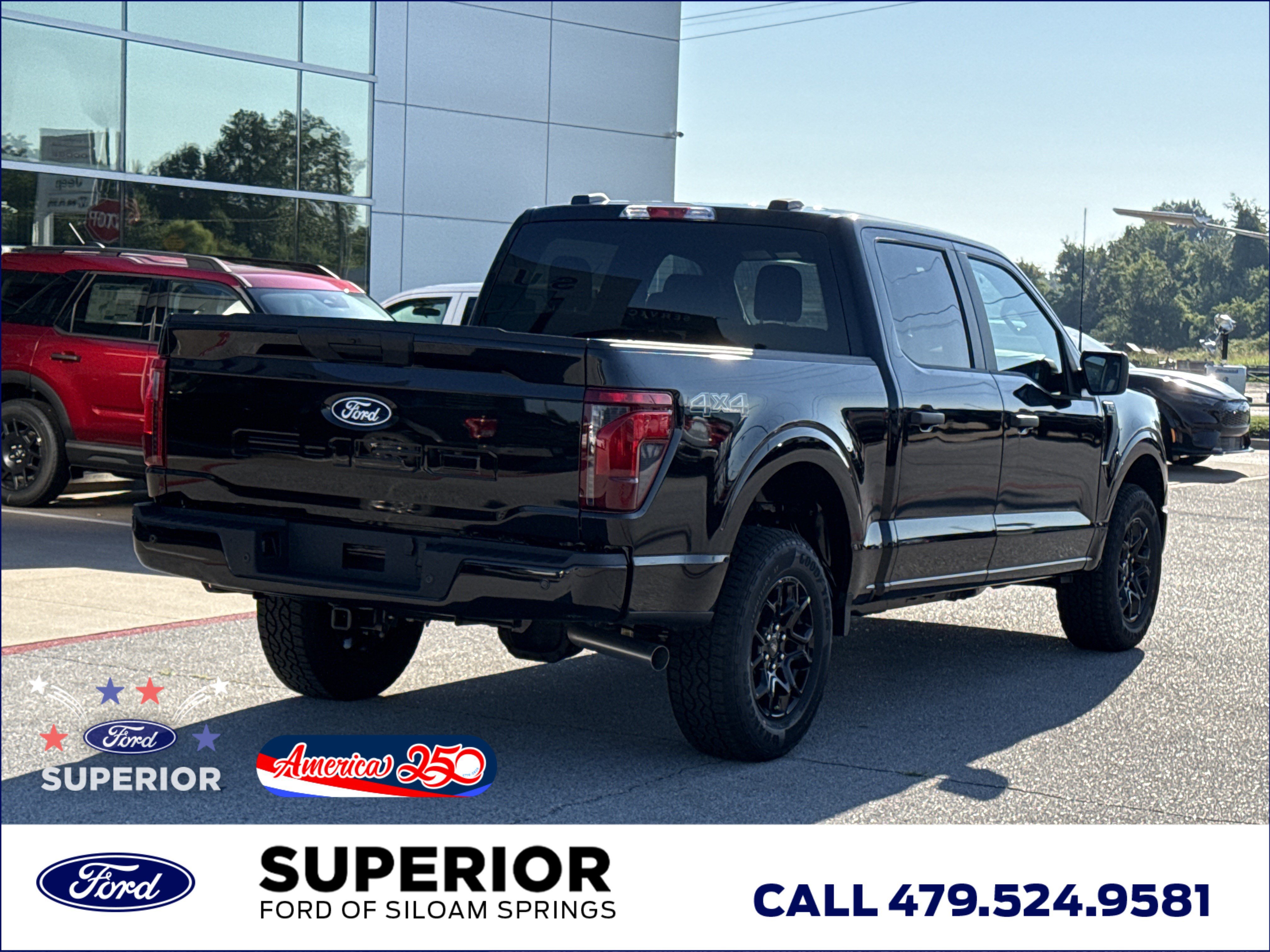 New 2026 Agate Black Metallic Ford STX 4WD image 3