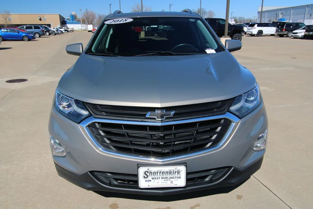 Used 2018 Chevrolet Equinox LT with VIN 3GNAXKEX9JS594686 for sale in West Burlington, IA