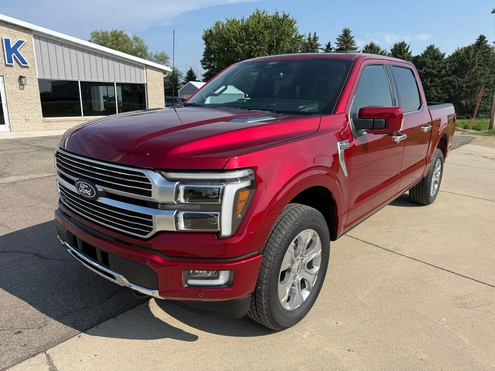 New 2026 Ruby Red Metallic Tinted Clearcoat Ford Platinum® image 2