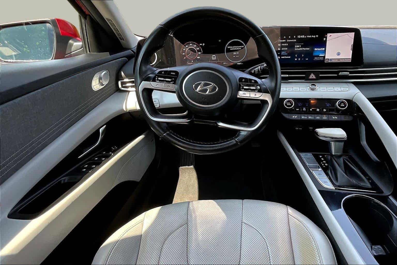 Used 2022 Scarlet Red Pearl Hyundai Limited image 10