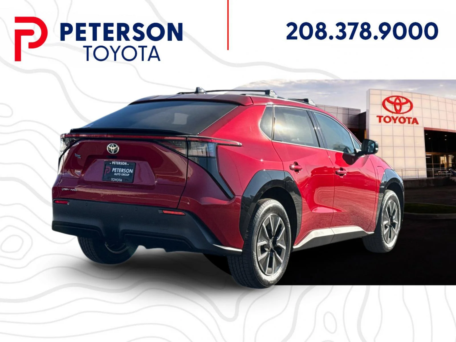 New 2026 Red Toyota XLE image 3
