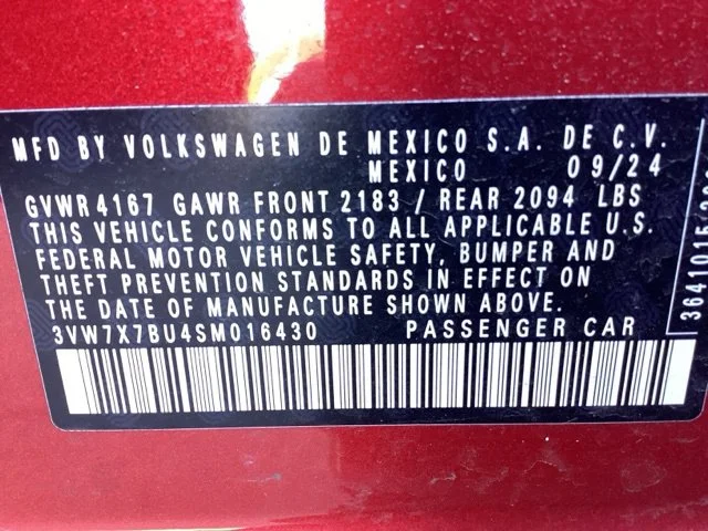 Used 2025 Red Volkswagen 1.5T SE image 33