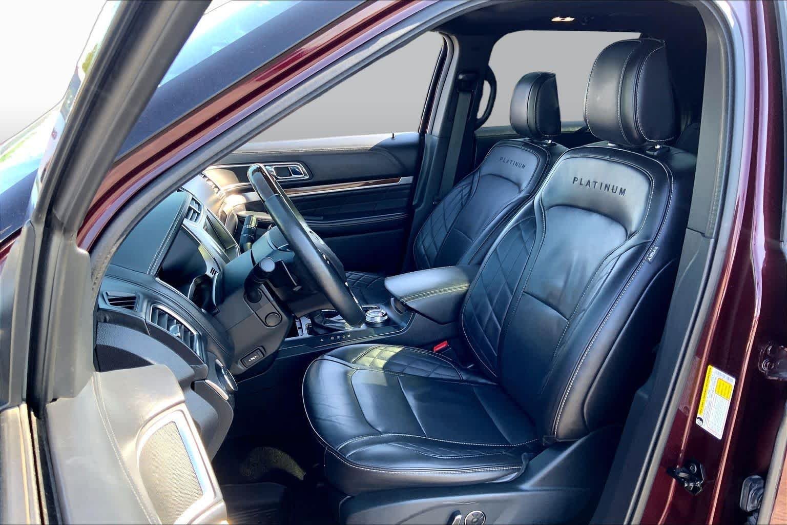 Used 2018 Burgundy Velvet Metallic Tinted Clearcoat Ford Platinum image 8