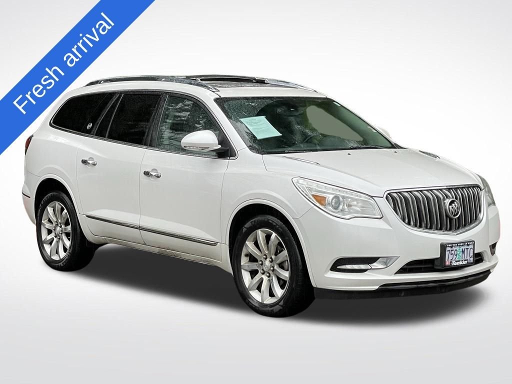 Used 2017 White Frost Tricoat Buick Premium Group image 1