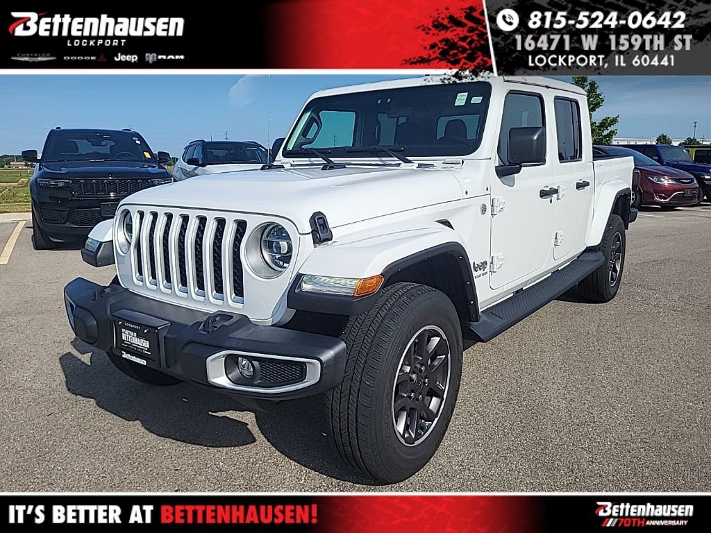 Used 2022 White Jeep Overland image 1
