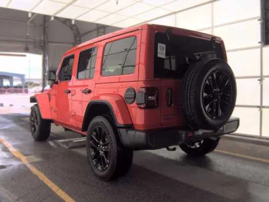 Used 2025 Firecracker Red Clearcoat Jeep Sahara image 6
