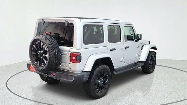 Used 2023 Silver Jeep Sahara 4xe image 11