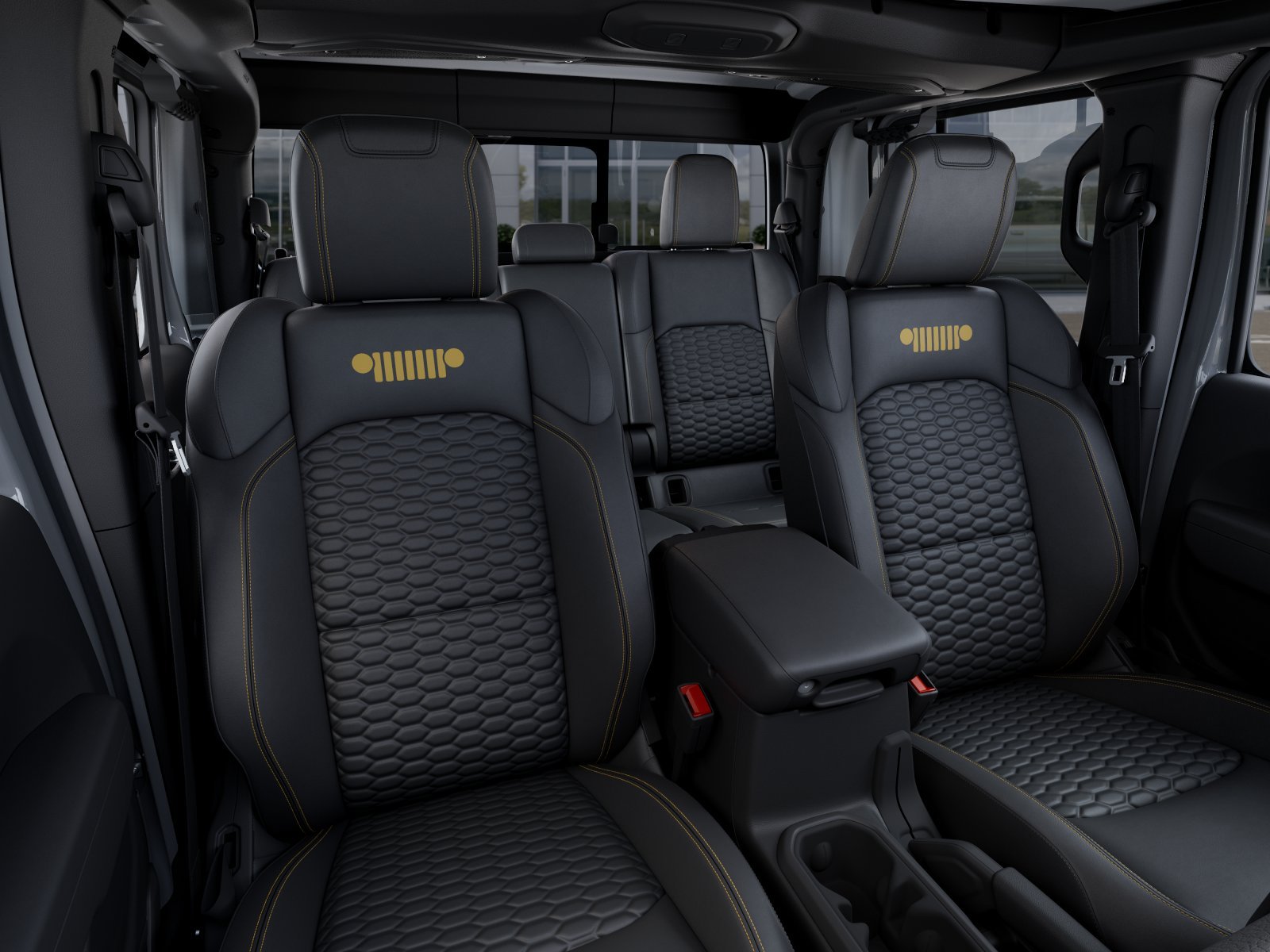 New 2025 Bright White Clear-Coat Exterior Paint Jeep Sport S image 40