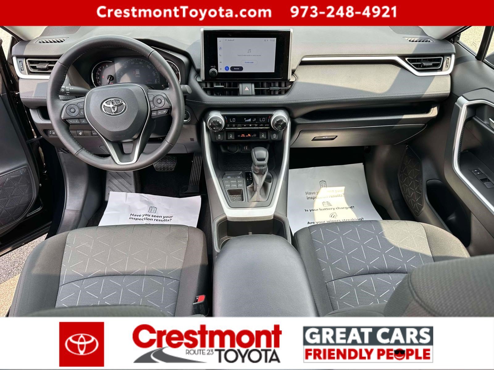 Certified Used 2025 Midnight Black Metallic Toyota XLE image 11