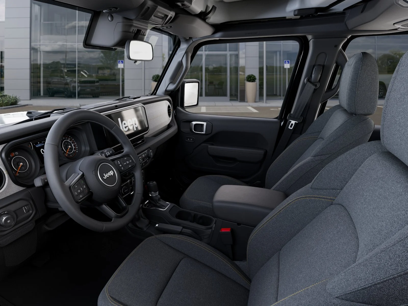 New 2026 Black Clear-Coat Exterior Paint Jeep Sport S image 48