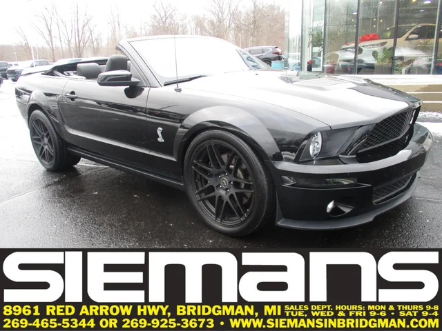 PRE-OWNED 2008 FORD MUSTANG SHELBY SHELBY GT500 RWD CONVERTIBLE