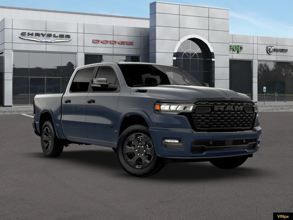 New 2026 Forged Blue Metallic Exterior Paint RAM Big Horn Night Edition image 10
