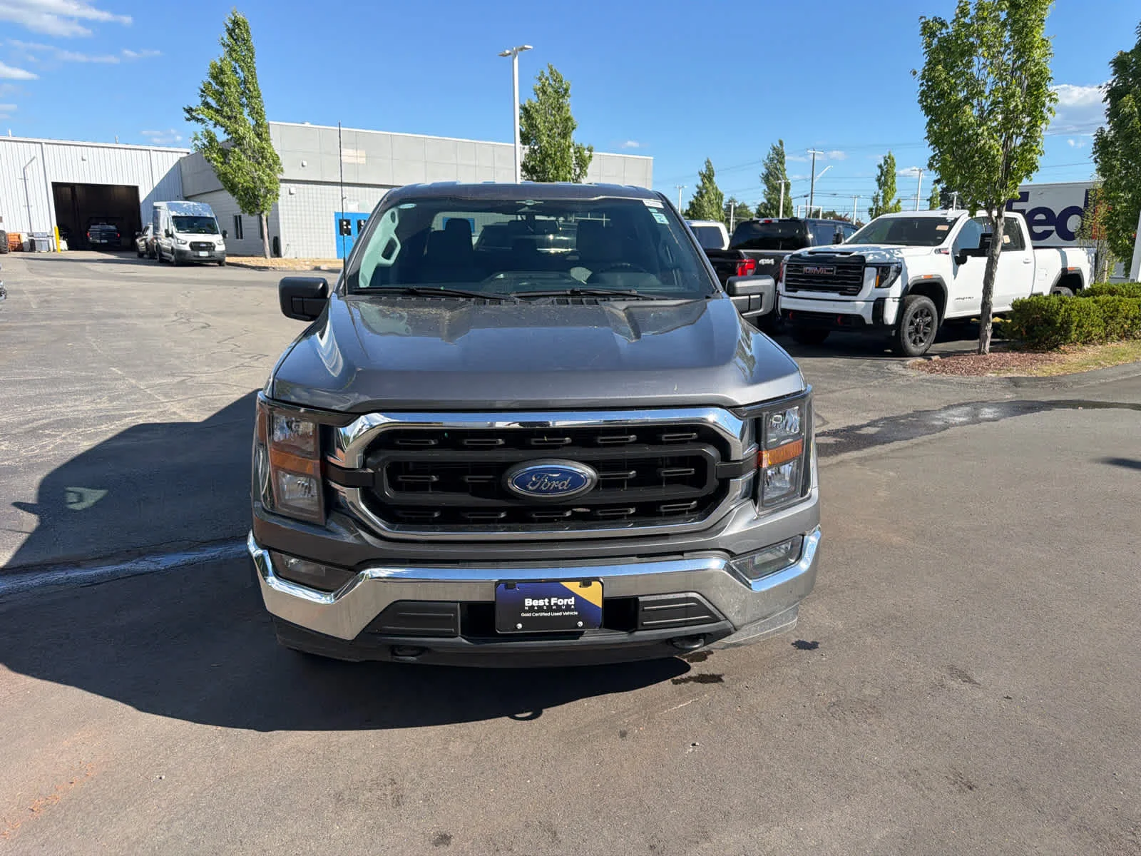 Used 2023 Carbonized Gray Metallic Ford XLT image 3