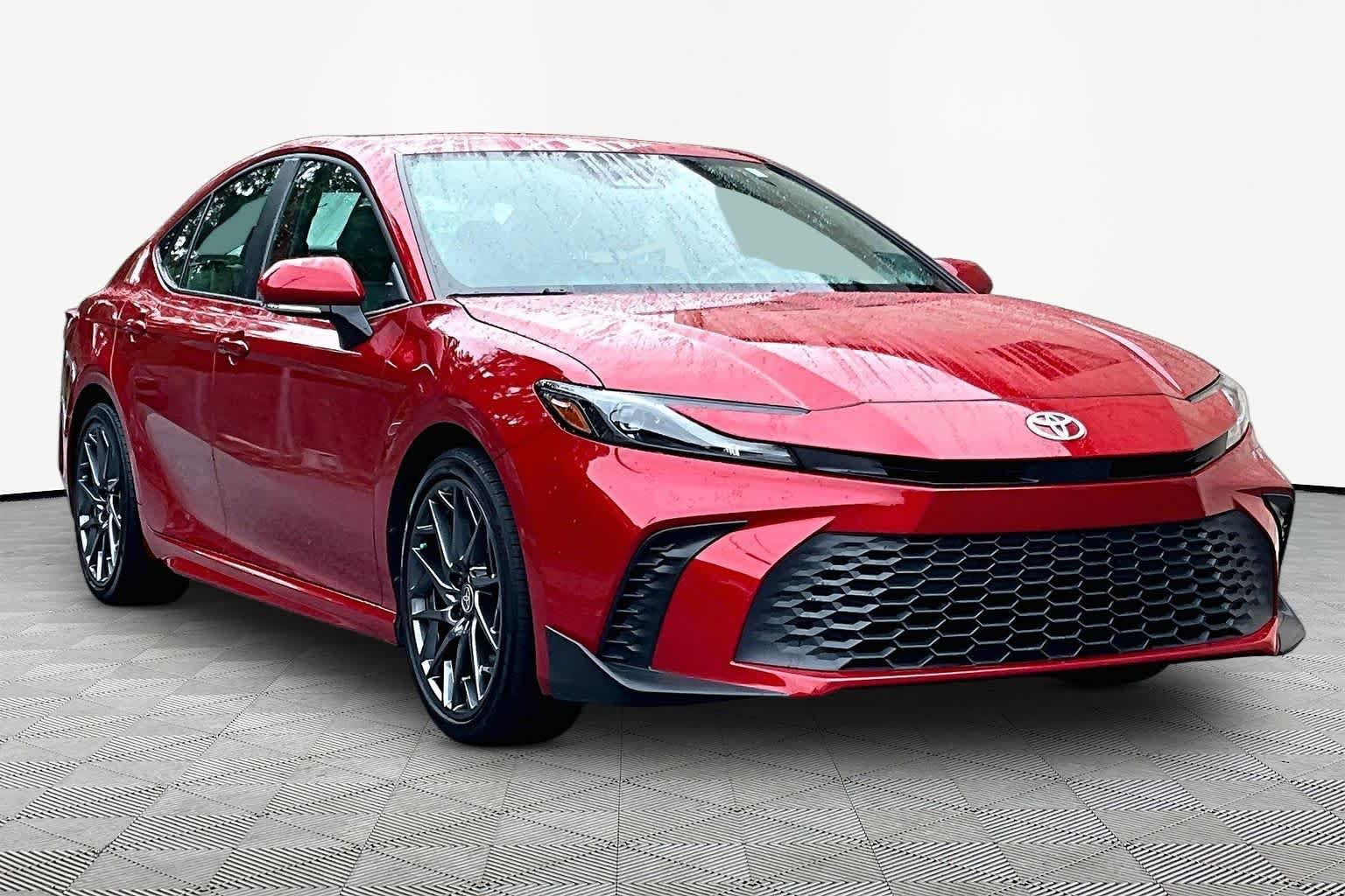 Used 2025 Supersonic Red Toyota SE image 3