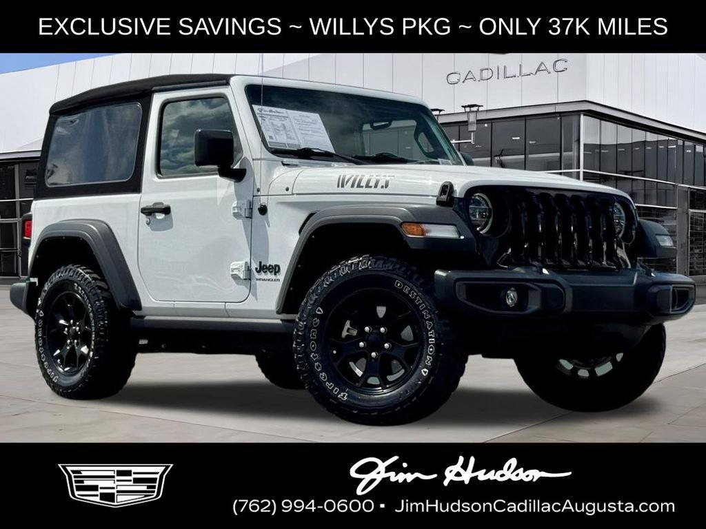 White 2022 Jeep Wrangler Willys 4WD SUV / Crossover Four-Wheel Drive 8-Speed Automatic
