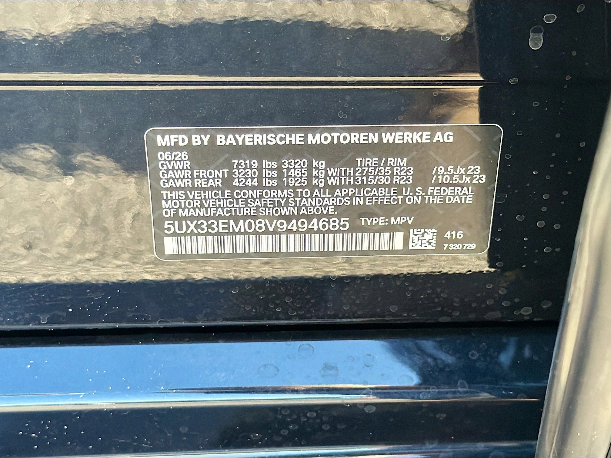 New 2027 Carbon Black Metallic BMW M60i image 44