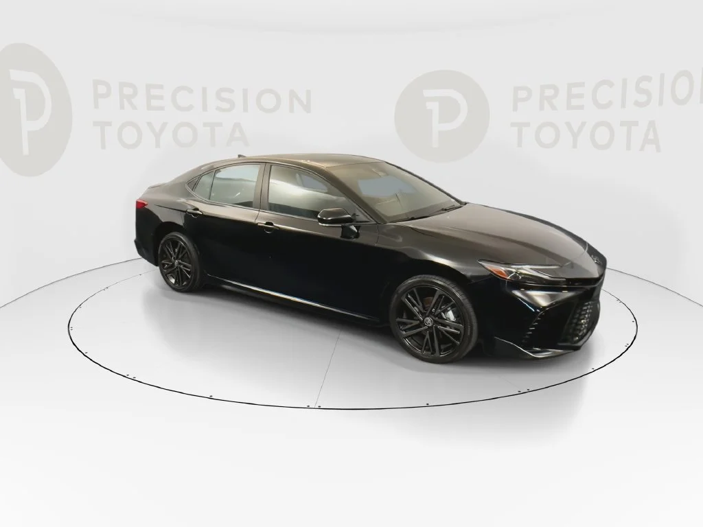 Used 2025 Midnight Black Metallic Toyota XSE image 14