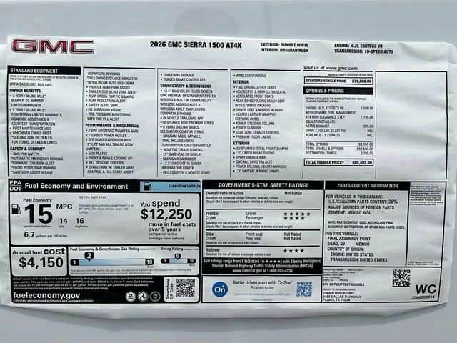 2026 GMC Sierra 1500 AT4X - Photo 21