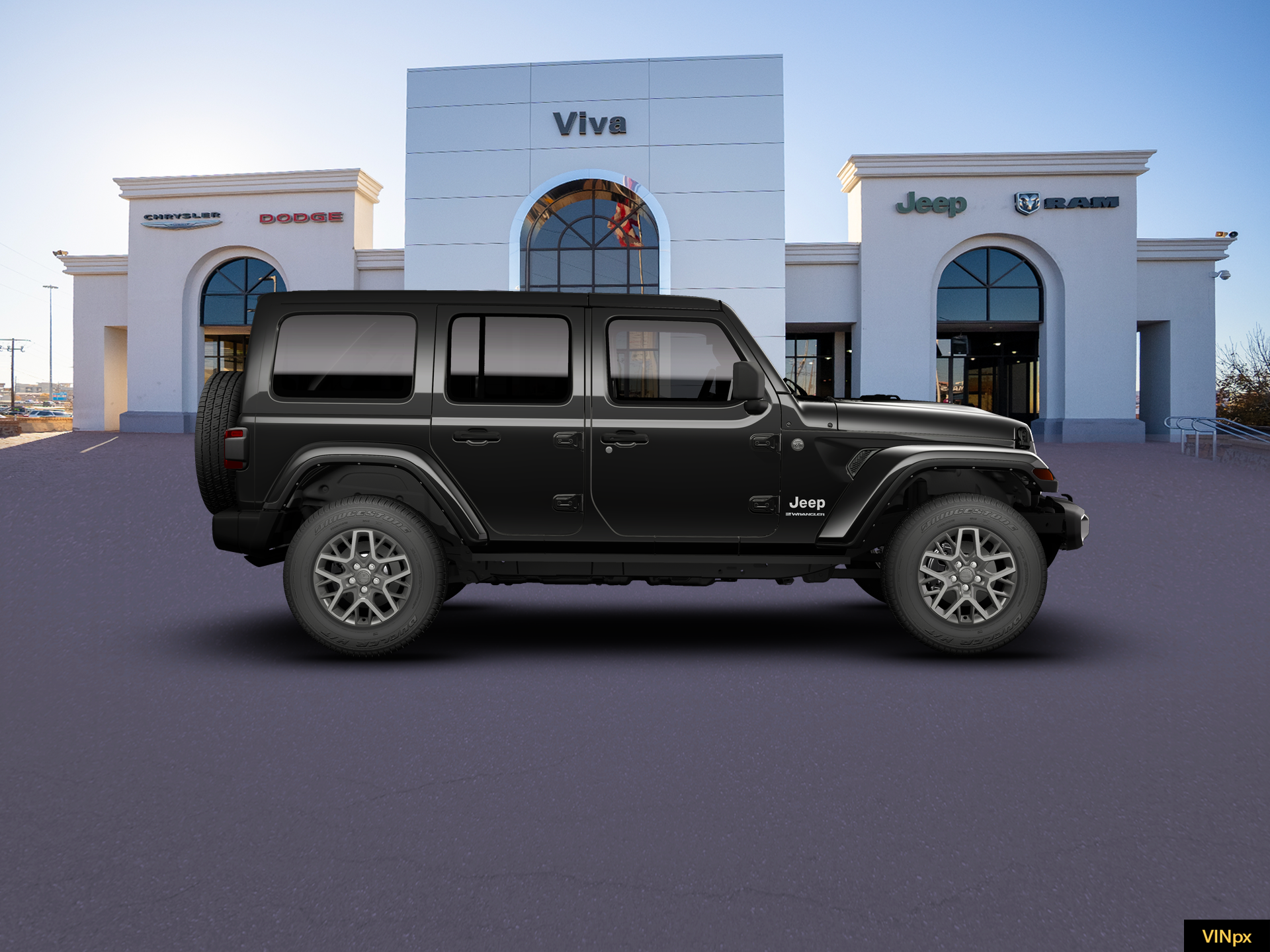 New 2026 Black Clear-Coat Exterior Paint Jeep Sahara image 9