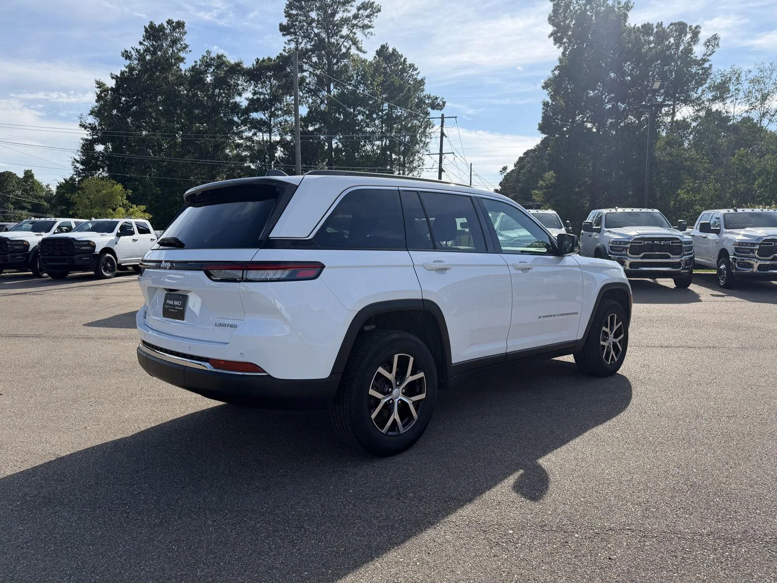 Used 2025 Bright White Clearcoat Jeep Limited image 6