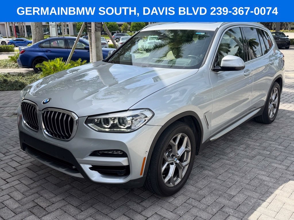 Used 2021 Glacier Silver Metallic BMW sDrive30i image 2