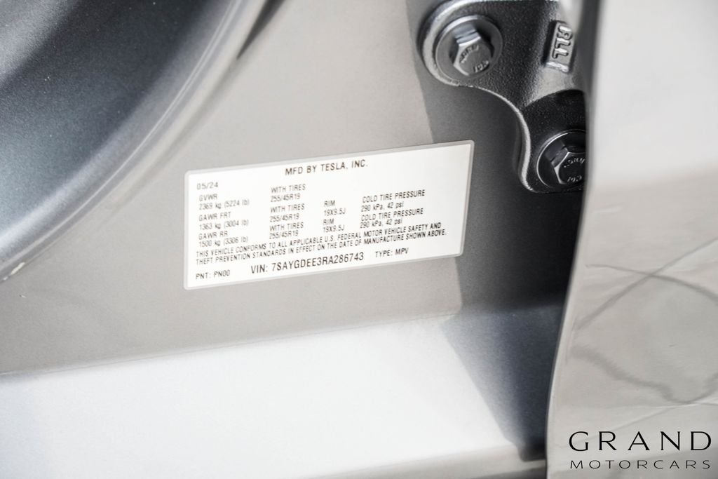 Used 2024 Gray Tesla Long Range image 38