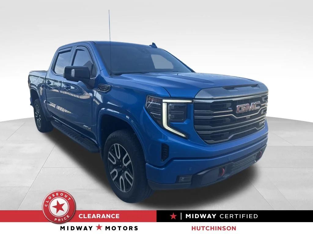 Used 2022 Blue GMC AT4 image 1