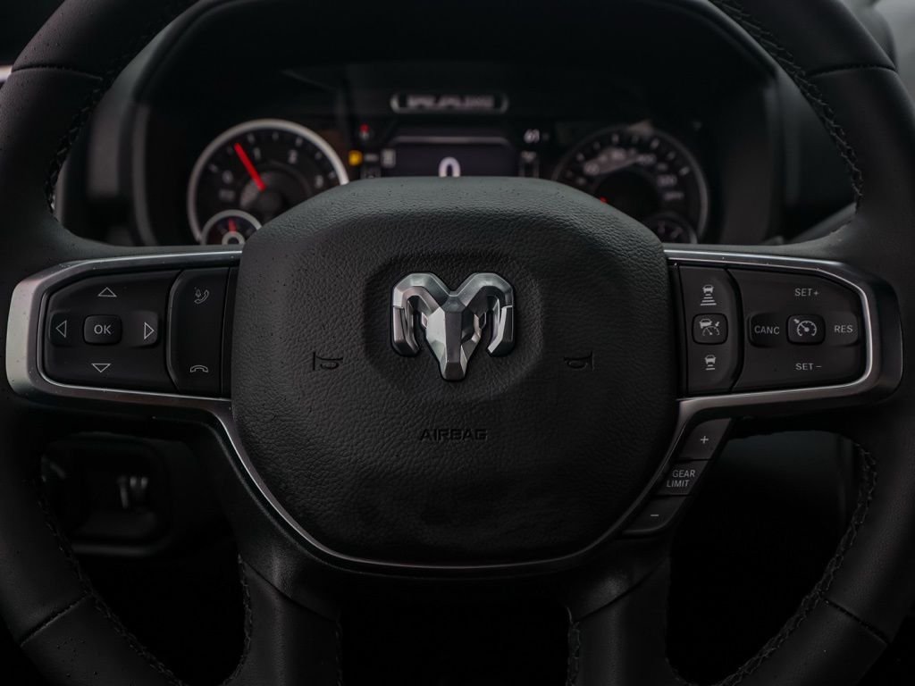 New 2026 Bright White Clear-Coat Exterior Paint RAM Big Horn Night Edition image 23