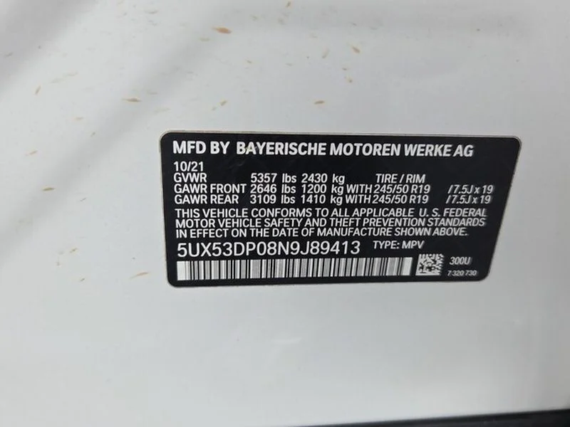 Used 2022 Alpine White BMW xDrive30i image 7