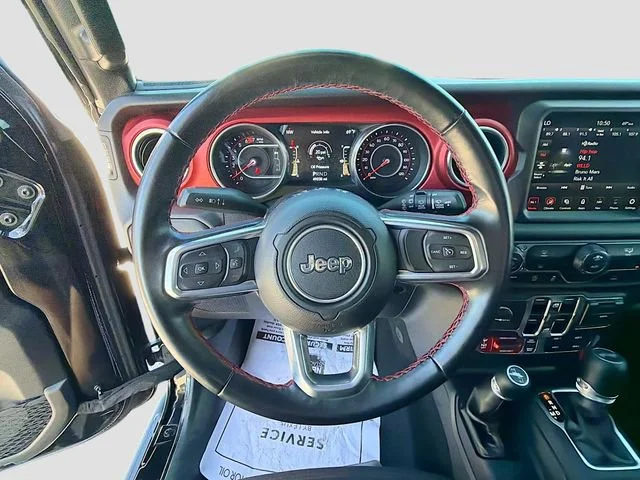 Used 2021 Black Clearcoat Jeep Unlimited Rubicon image 38