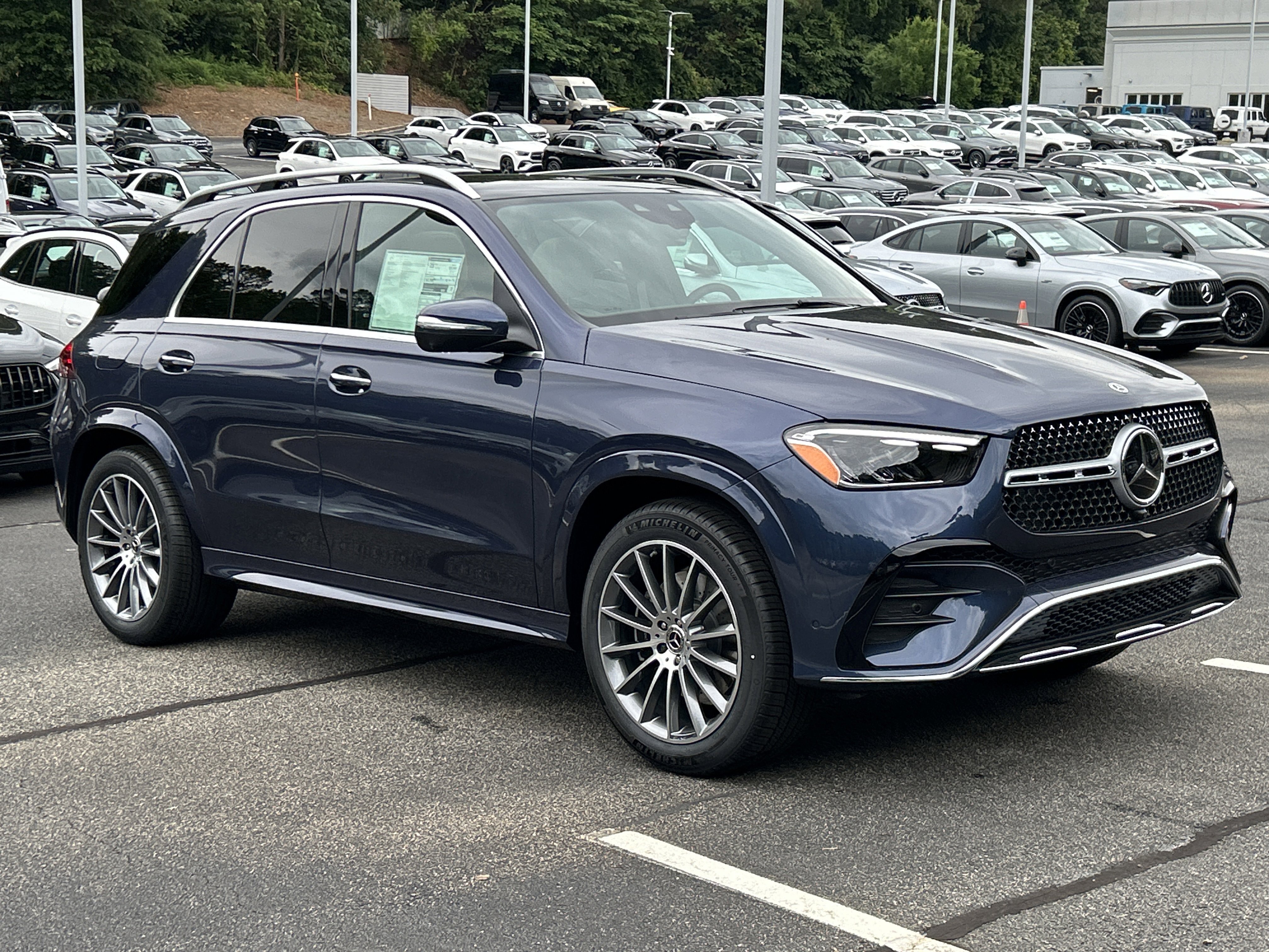 New 2026 Twilight Blue Metallic Mercedes-Benz GLE 350 SUV image 4