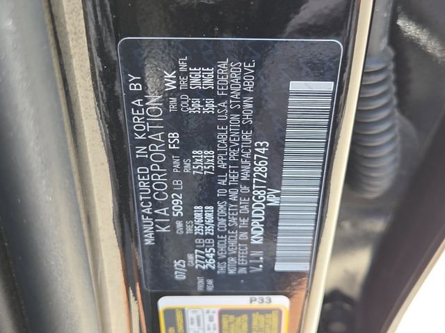 Used 2026 Fusion Black Kia S image 8