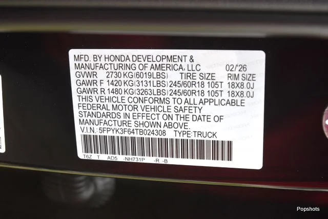 2026 Honda Ridgeline TrailSport - Photo 22