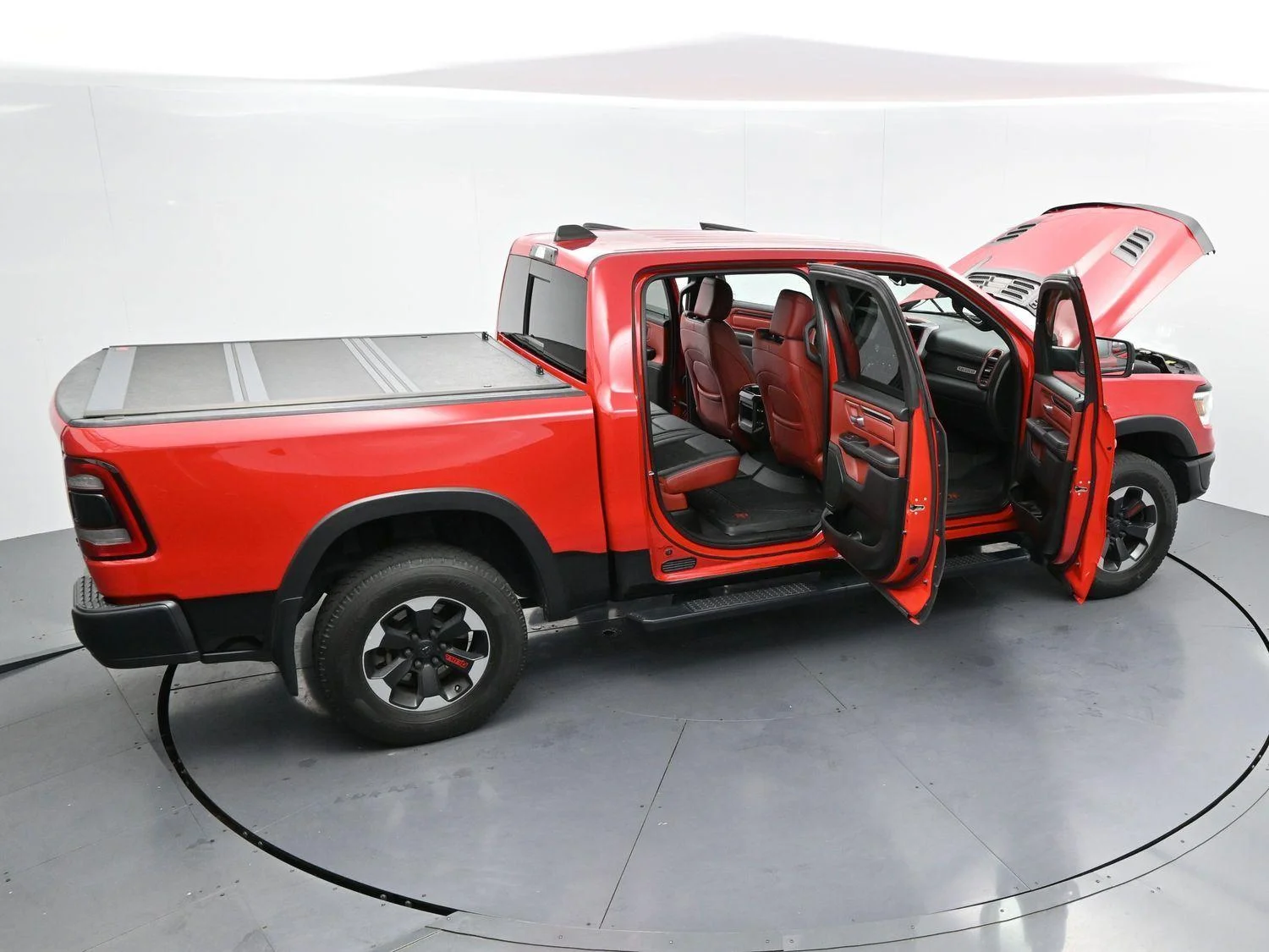 Used 2019 Flame Red Ram Rebel image 37