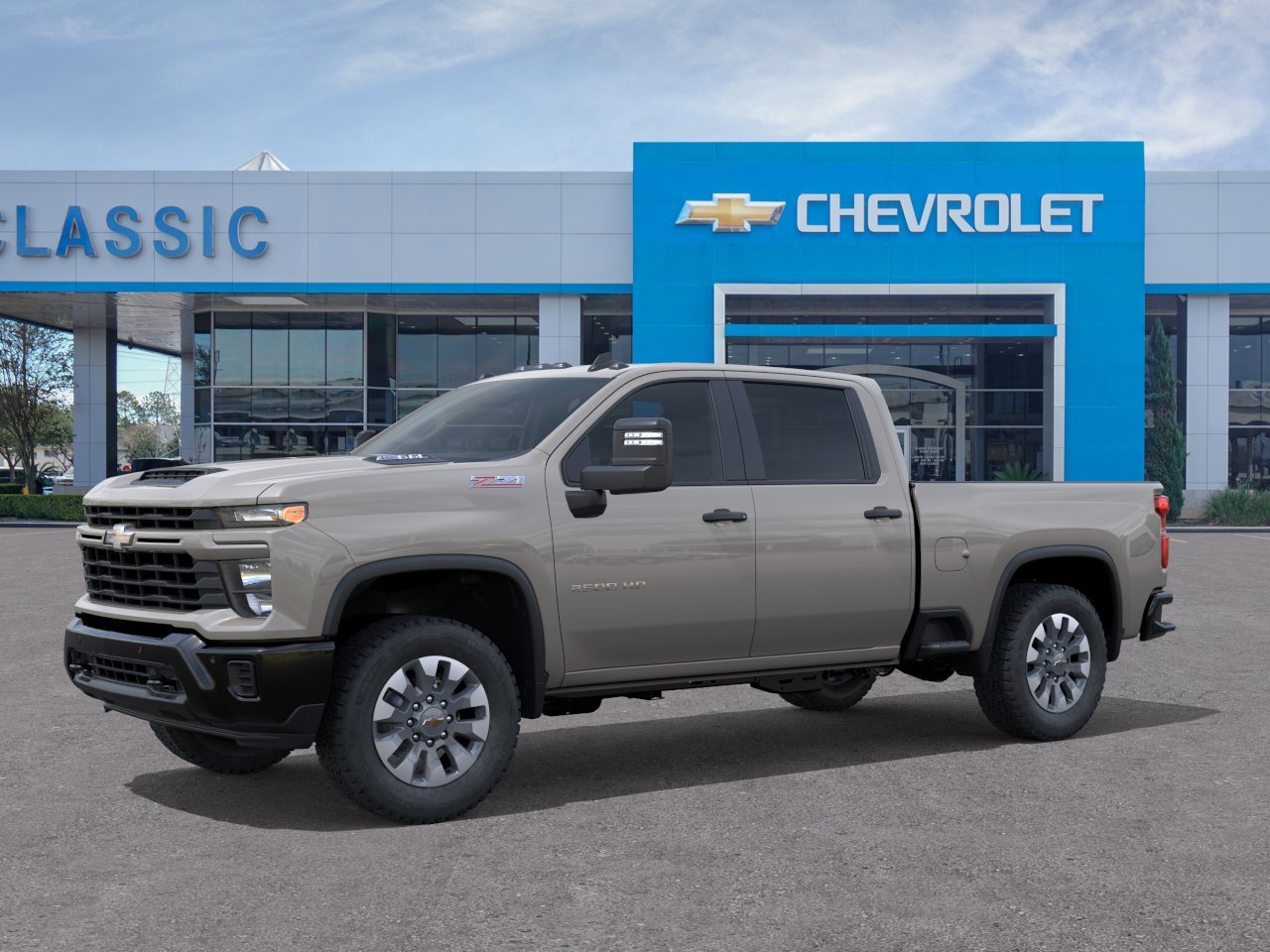 2026 Chevrolet Silverado 2500 HD Custom Tan at Classic Elite Chevrolet Sugar Land