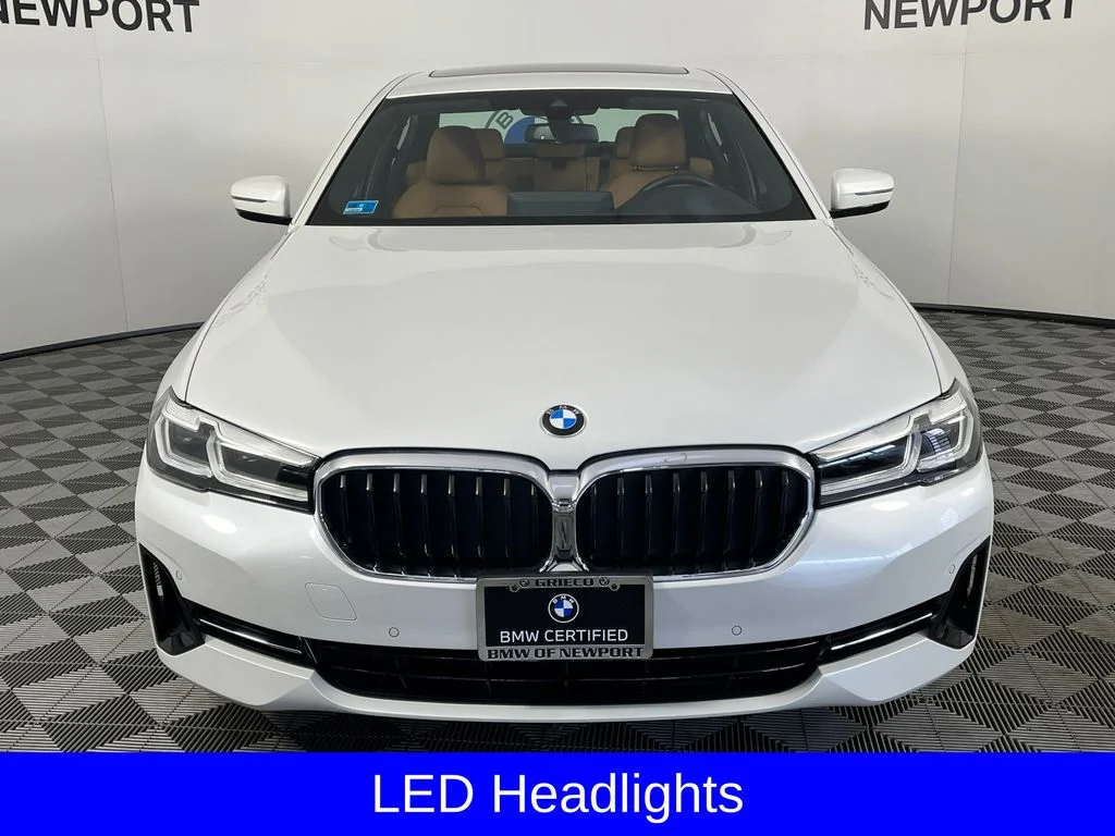 Certified Used 2023 Mineral White Metallic BMW 530i xDrive image 7