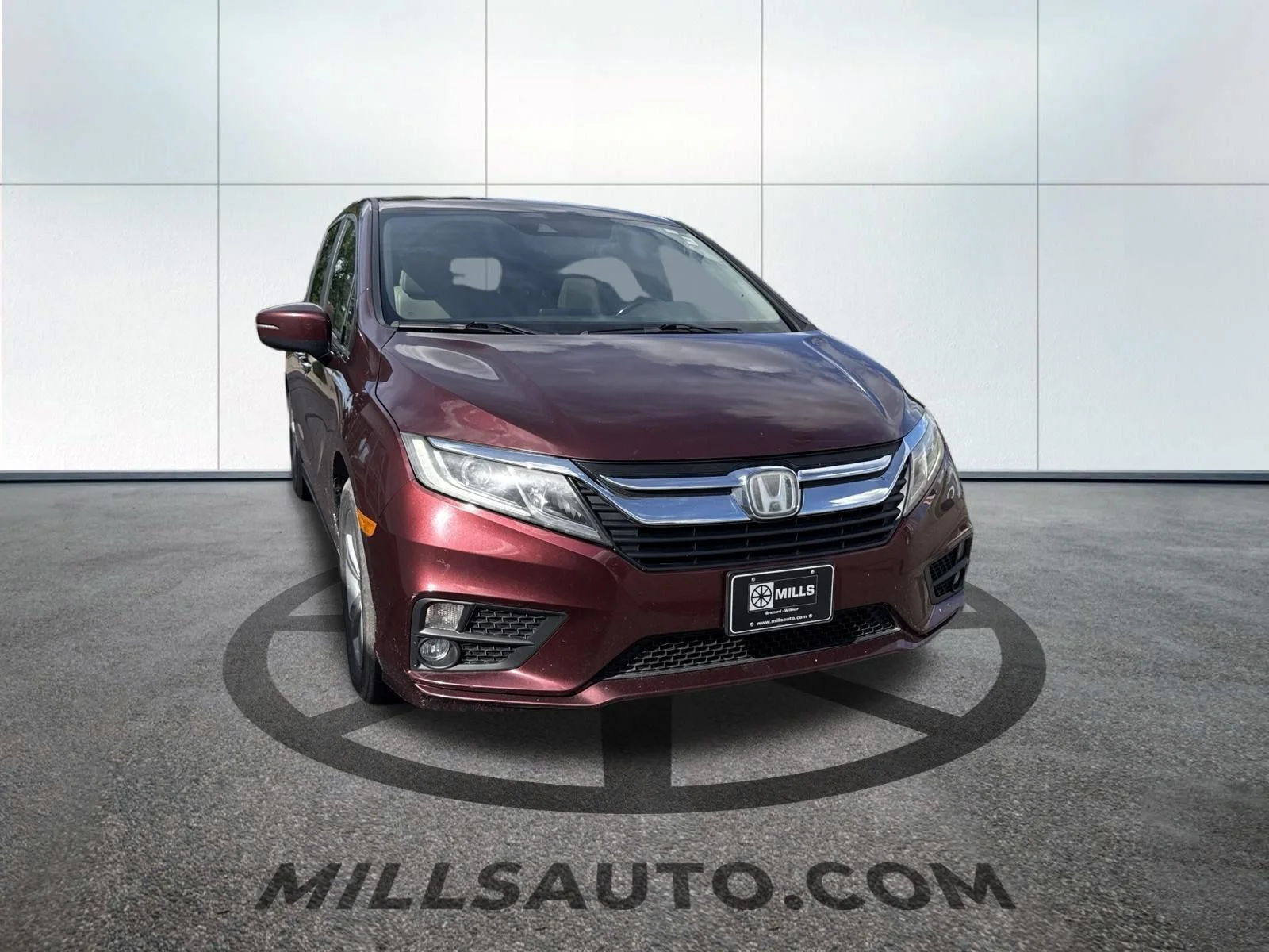 Certified Used 2019 Deep Scarlet Pearl Honda EX-L image 2