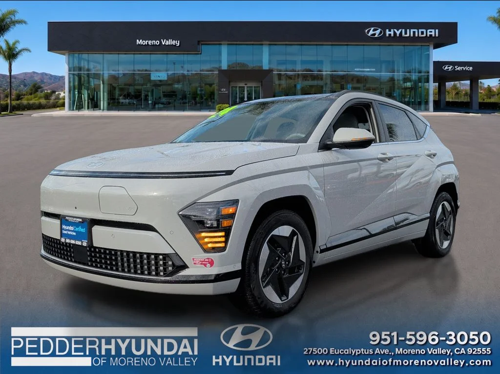 Certified 2024 Hyundai Kona EV Limited with VIN KM8HE3A68RU008552 for sale in Moreno Valley, CA