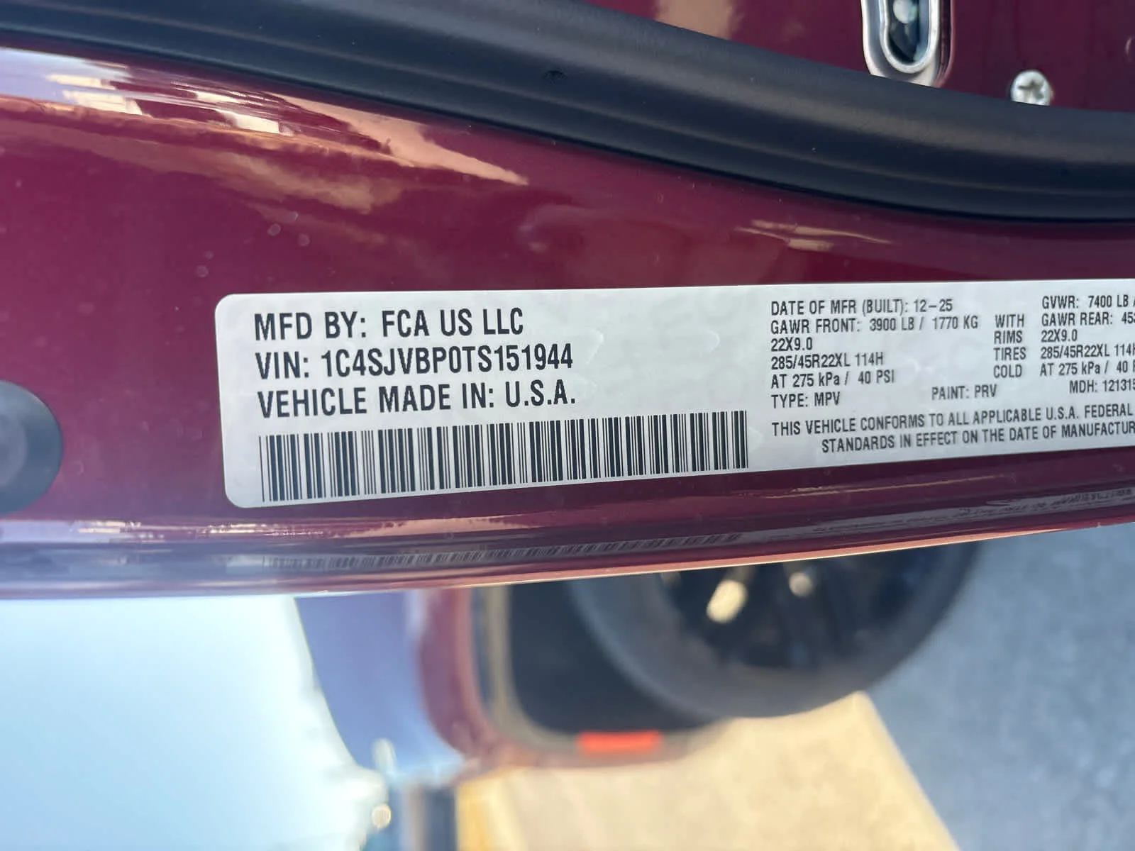 New 2026 Velvet Red Pearlcoat Jeep Limited Reserve image 32