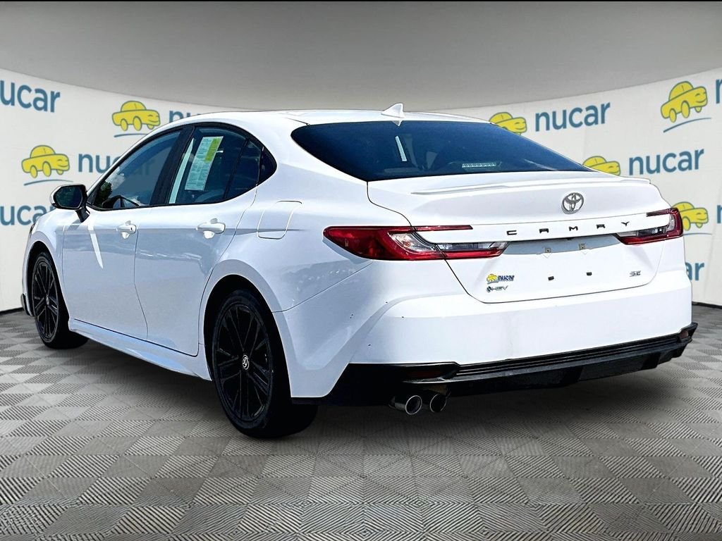 Used 2025 White Toyota SE image 4