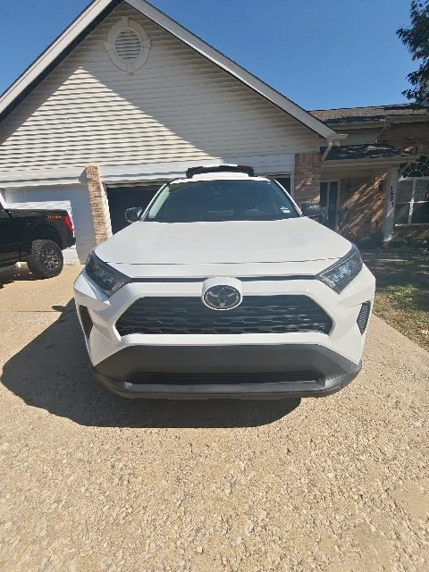 Used 2021 White Toyota LE image 4