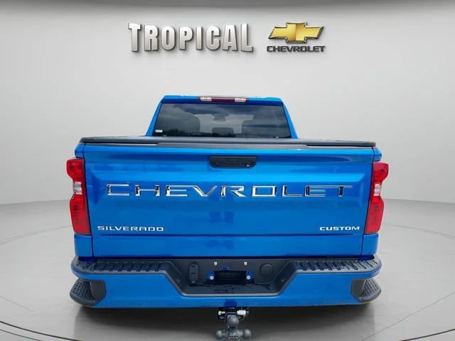 Used 2025 Riptide Blue Metallic Chevrolet Custom image 4