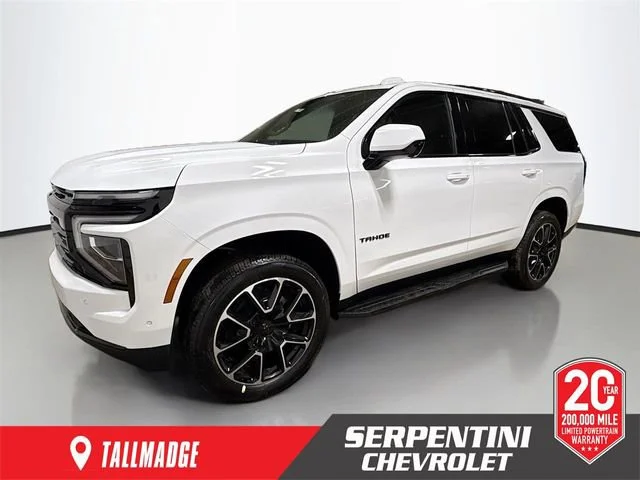 New 2026 Chevrolet Tahoe RST SUV in Tallmadge #5H1520 | Serpentini Chevrolet Tallmadge New 2026 Chevrolet Tahoe RST SUV in Tallmadge #5H1520 | Serpentini Chevrolet Tallmadge