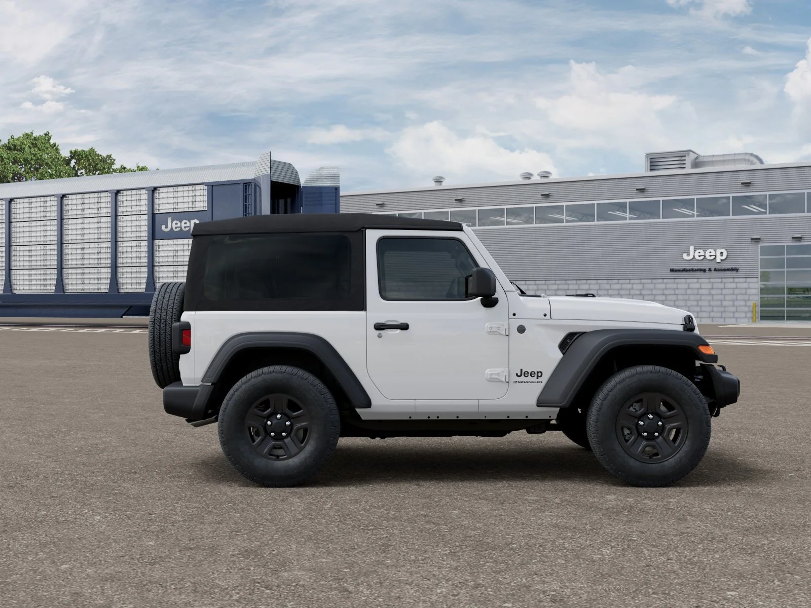 New 2026 Bright White Clear-Coat Exterior Paint Jeep Sport image 12