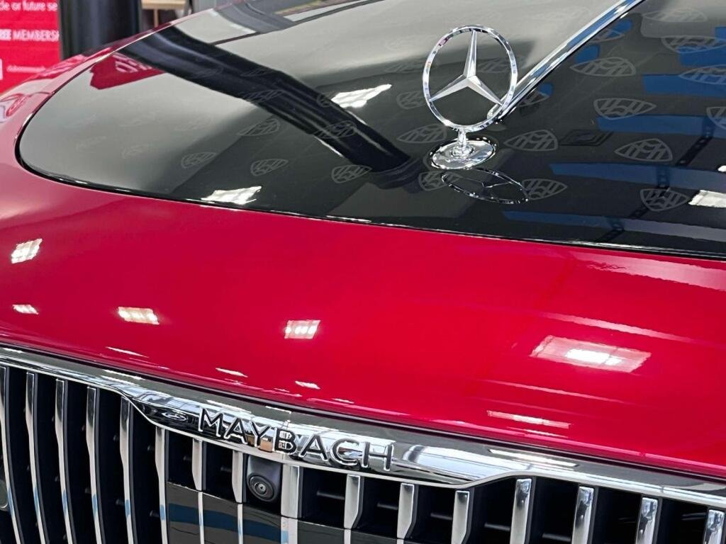 New 2026 MANUFAKTUR Garnet Red Metallic (Red Ambiance) Mercedes-Benz Maybach SL 680 Monogram Series image 13