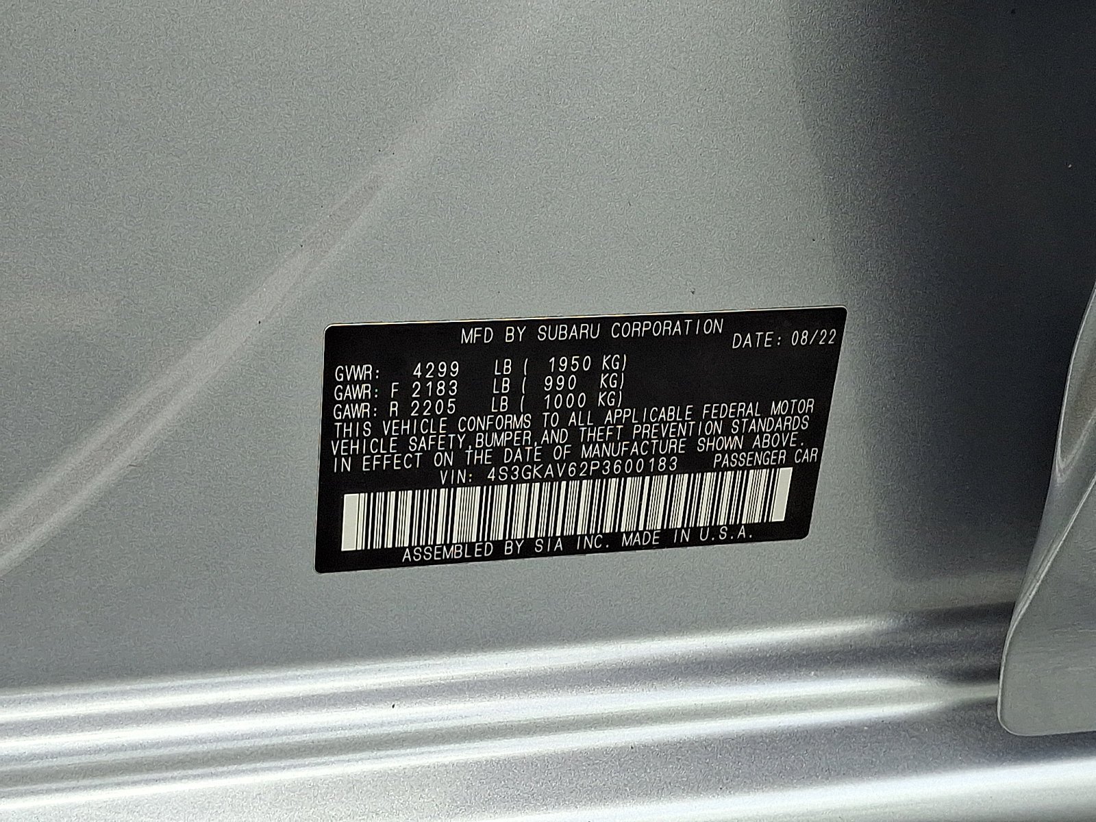 Used 2023 Ice Silver Metallic Subaru Premium image 26